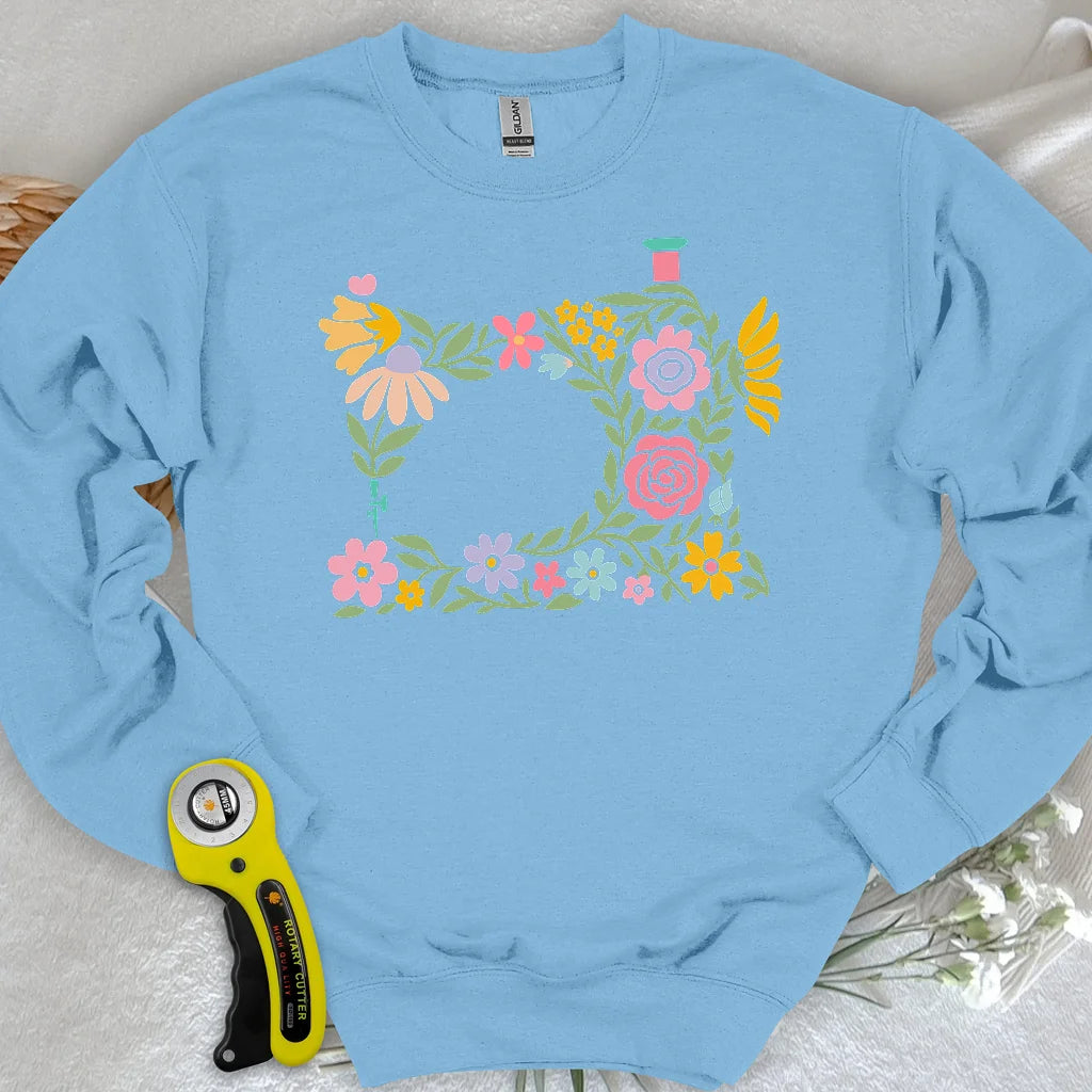 Abtract Flower Machine Sweatshirt