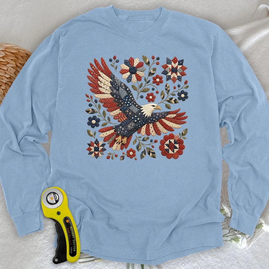 American Eagle Appliqué Long Sleeve T-shirt