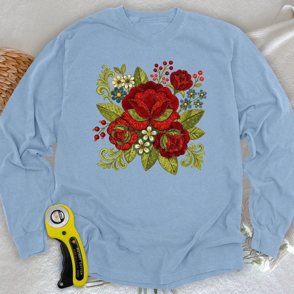 Appliqué Nerd Long Sleeve T-shirt
