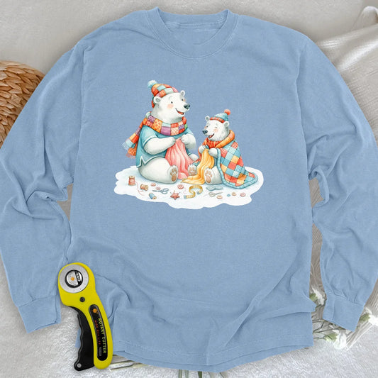 Beary Quilt Time Langarm-T-Shirt