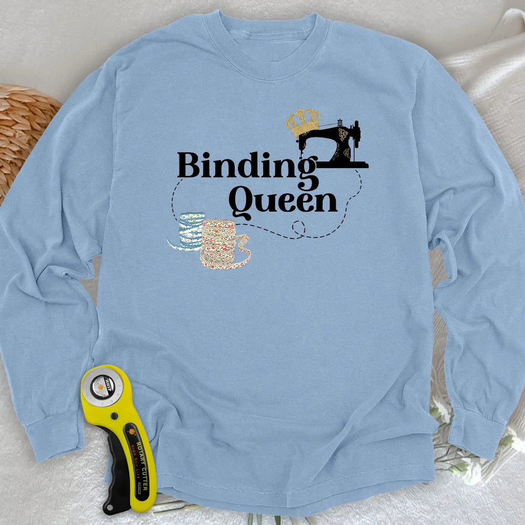 Binding Queen Long Sleeve T-shirt