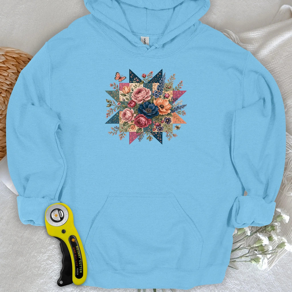 Blooming Patchwork Star Hoodie