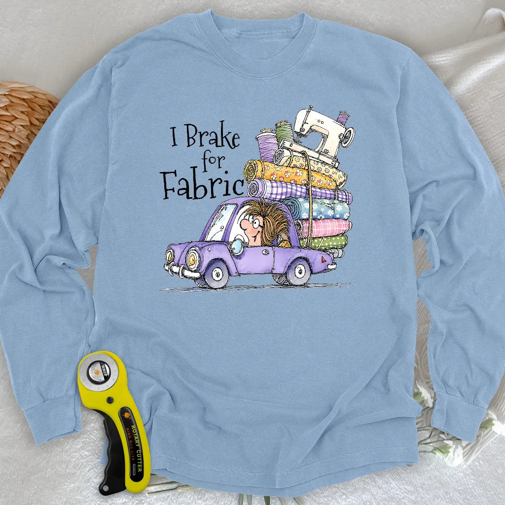 Brake for Fabric Long Sleeve T-shirt