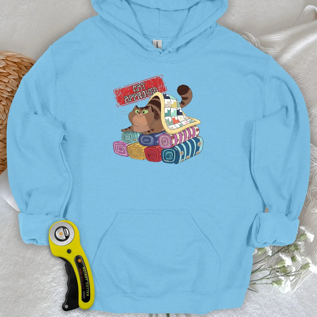 Sweat à capuche approuvé par les chats