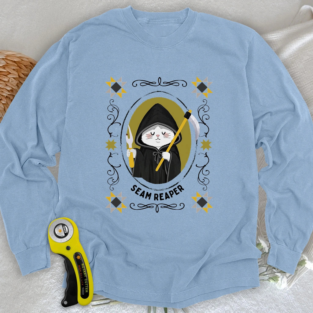 Cat Seam Reaper Long Sleeve T-shirt