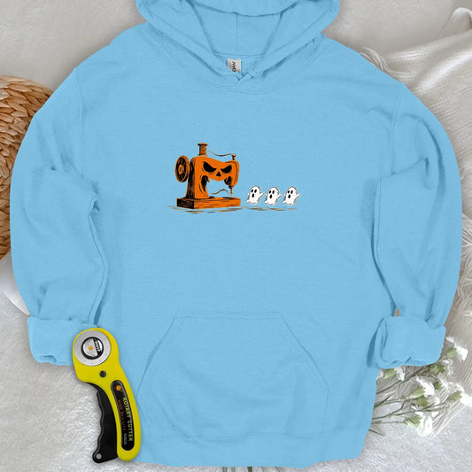 Dämon-Stichmaschinen-Kapuzenpulli