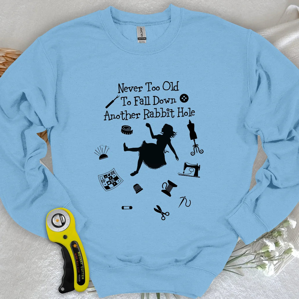 Sweat-shirt "Down The Rabbit Hole"