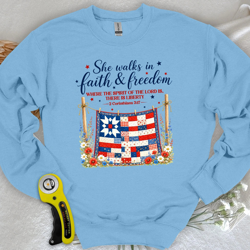 Faithfully Pieced Sweatshirt