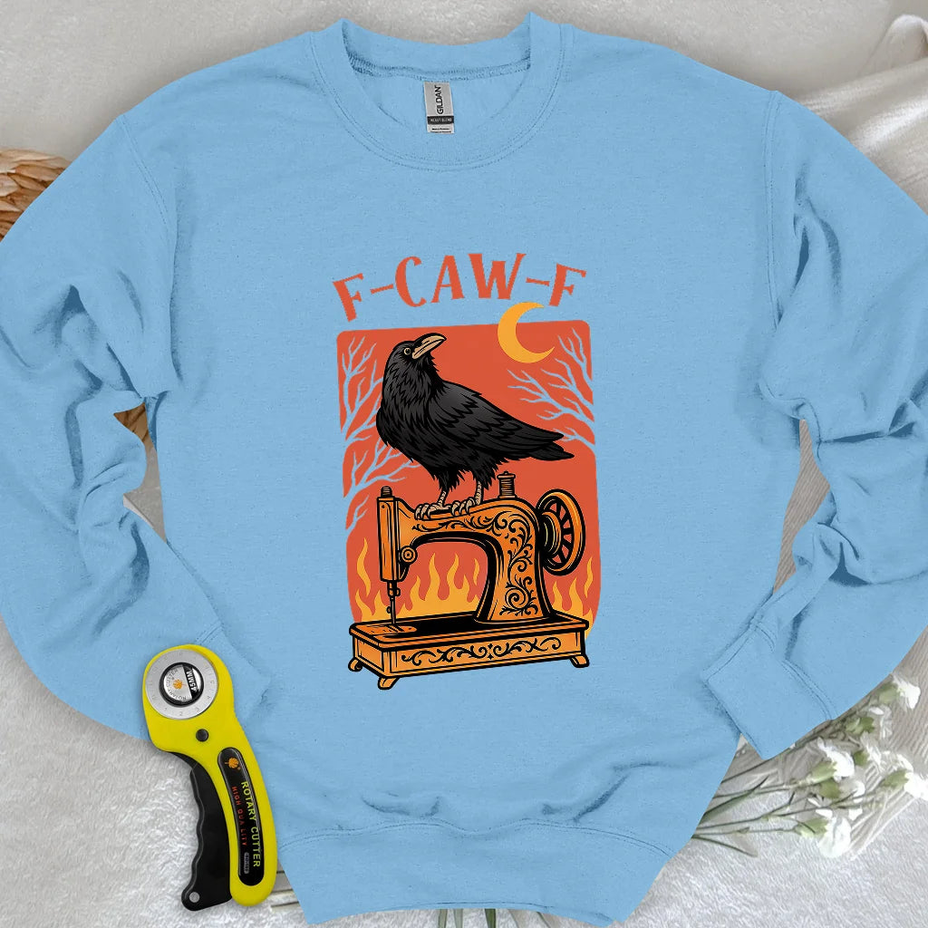 Feuriges Stich-Sweatshirt