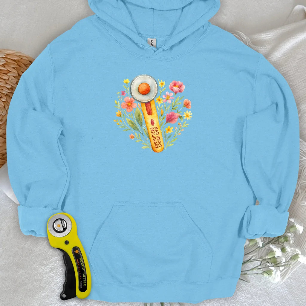 Sweat à capuche coupe fleur
