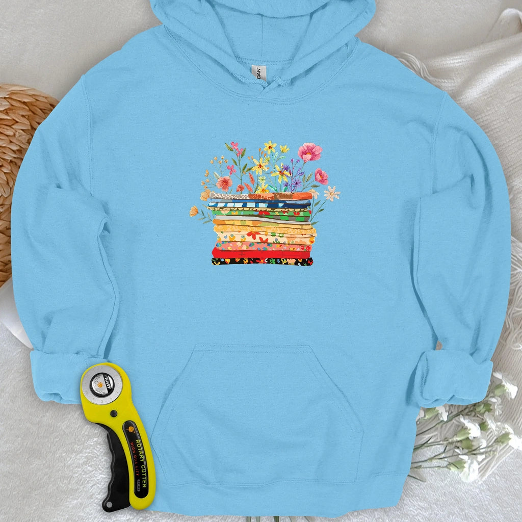 Floral Fabric Hoodie