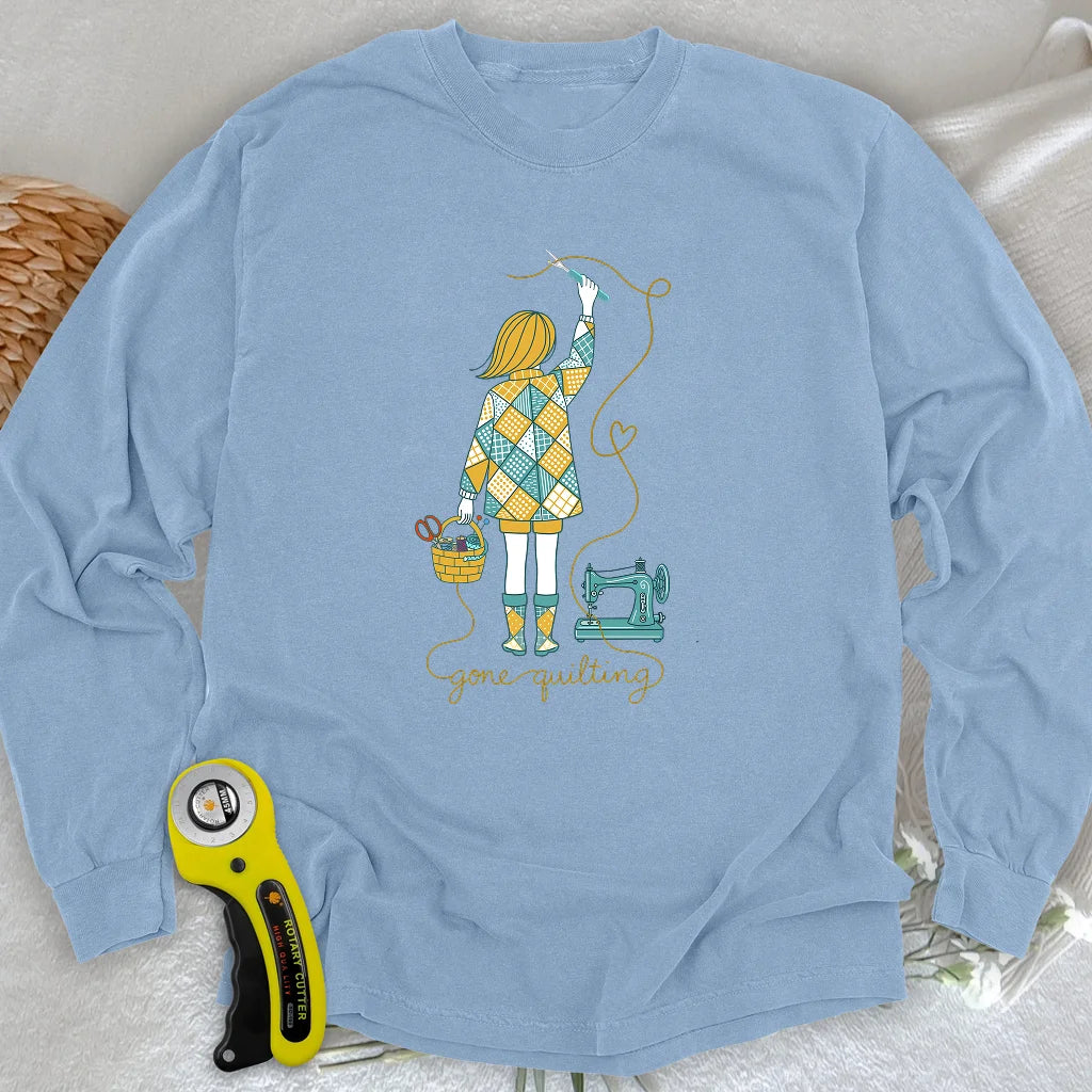 Longsleeve "Beim Quilten"