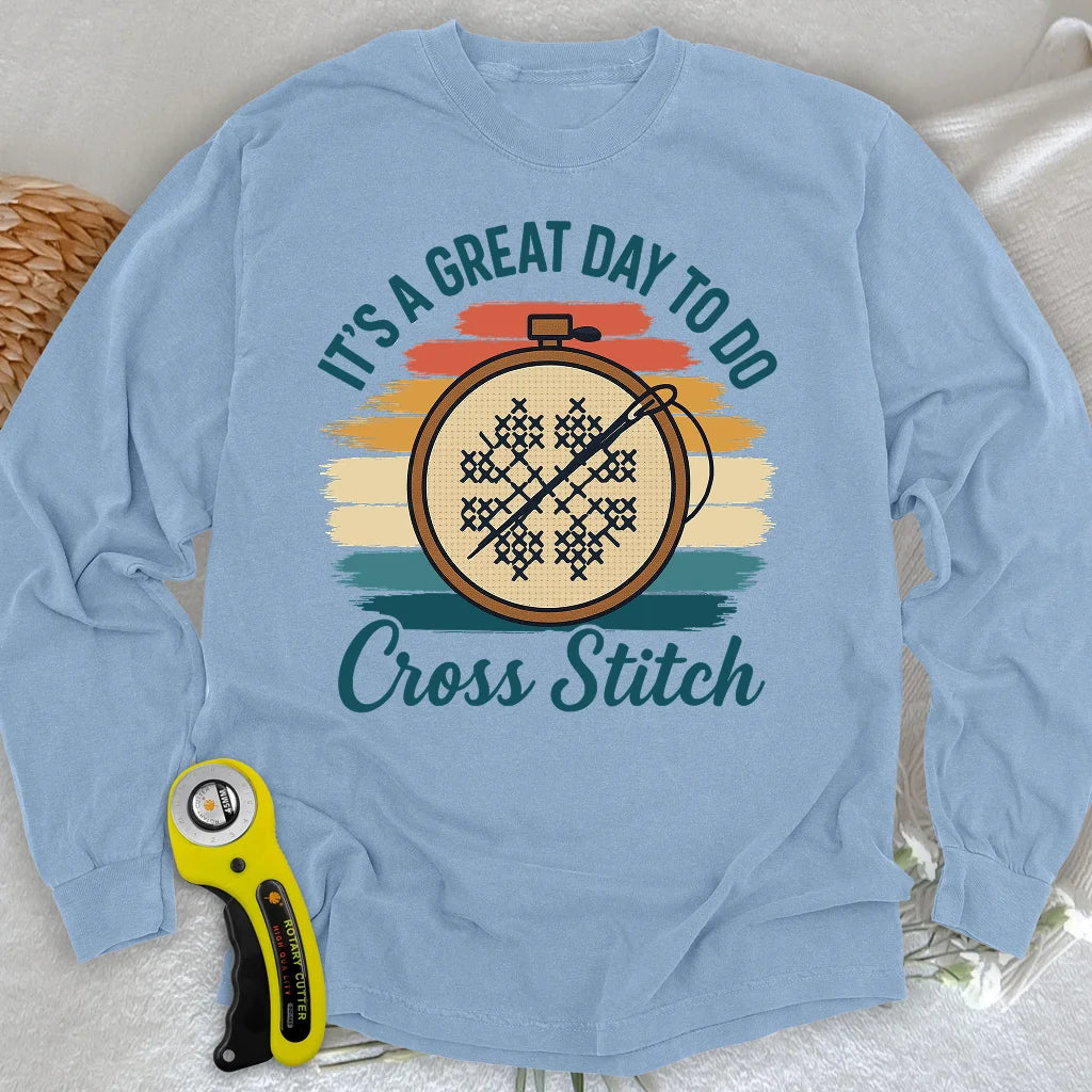 Toller Tag zum Nähen von Langarm-T-Shirts