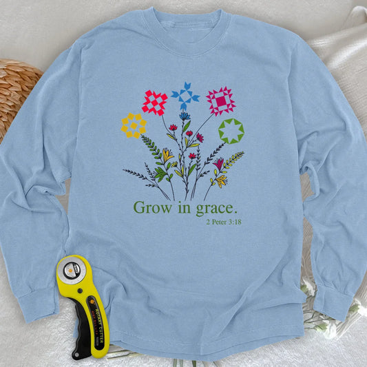 Grow In Grace Langarm-T-Shirt