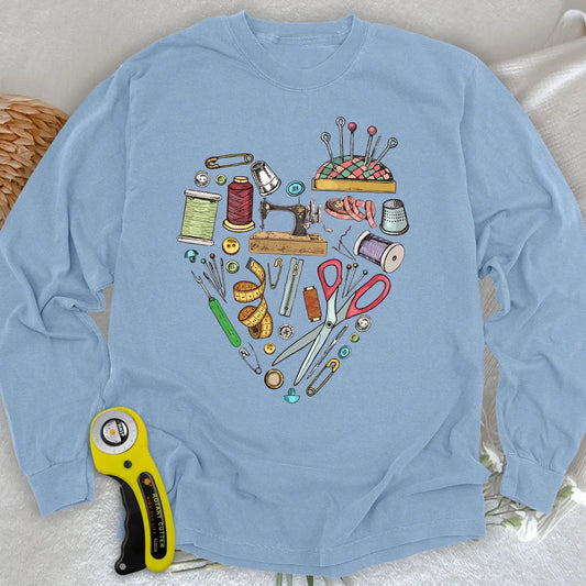 Longsleeve T-Shirt mit schuldigem Herzen