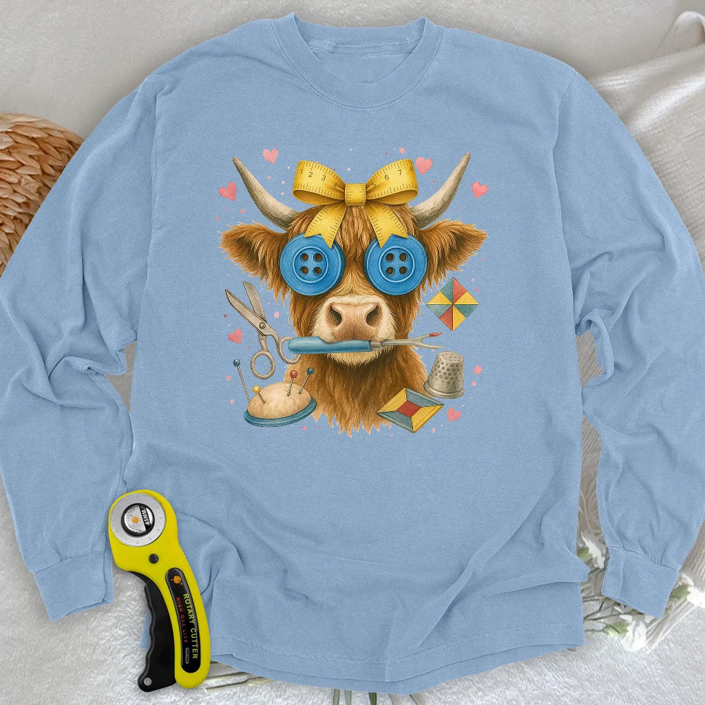 Hochlandrind Langarm-T-Shirt