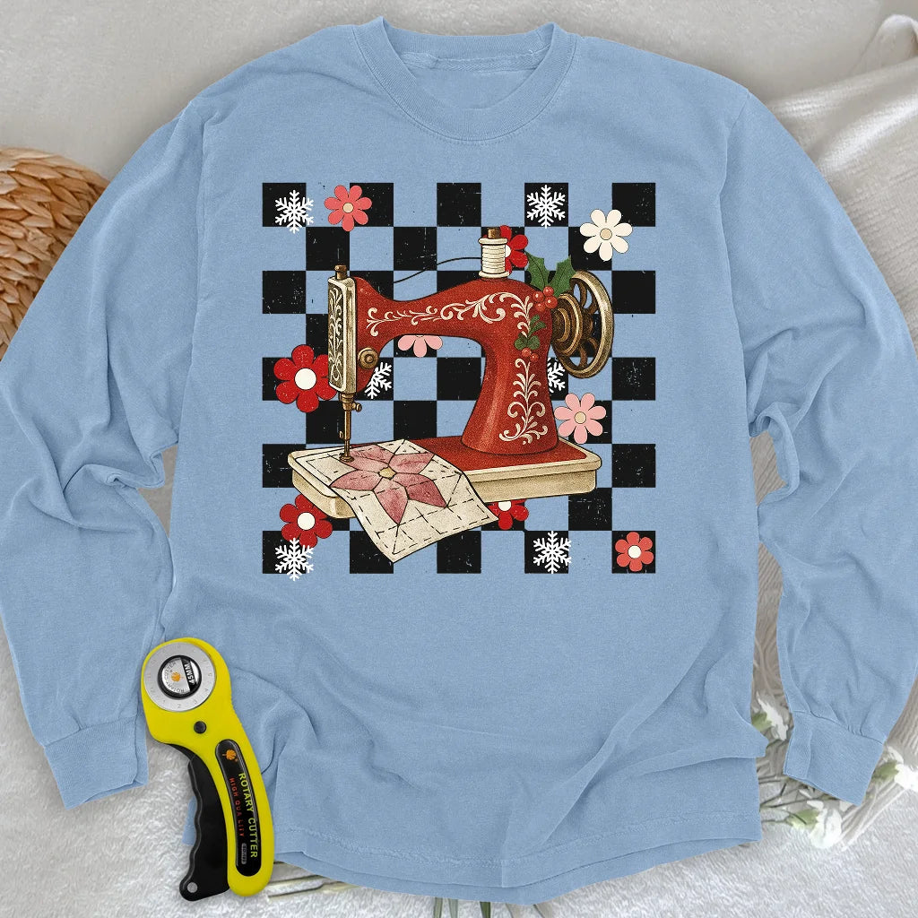 Holly Jolly Sticker Langarm-T-Shirt