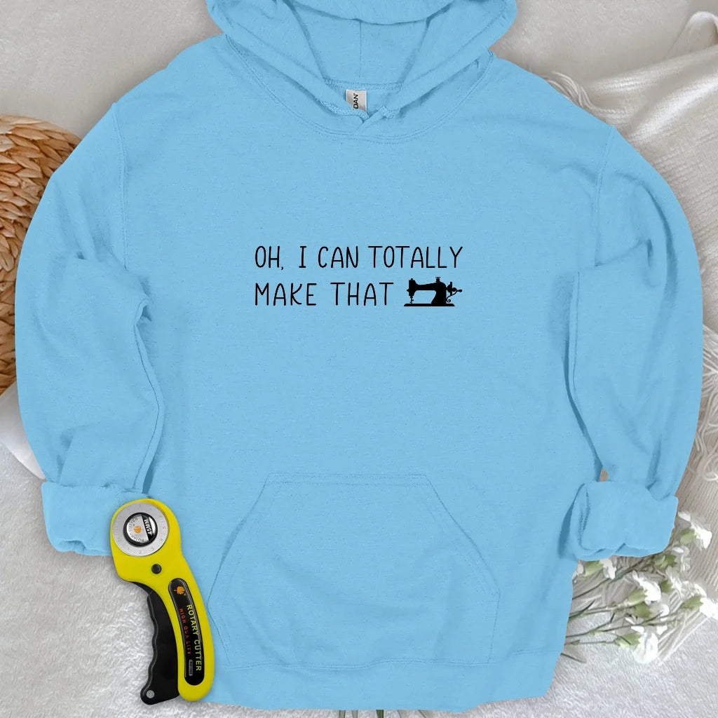 Je peux faire ce sweat à capuche.