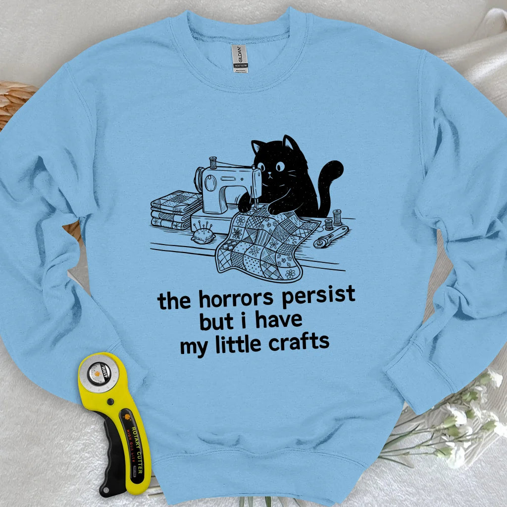 Sweat-shirt "Little Crafts vs. The World"