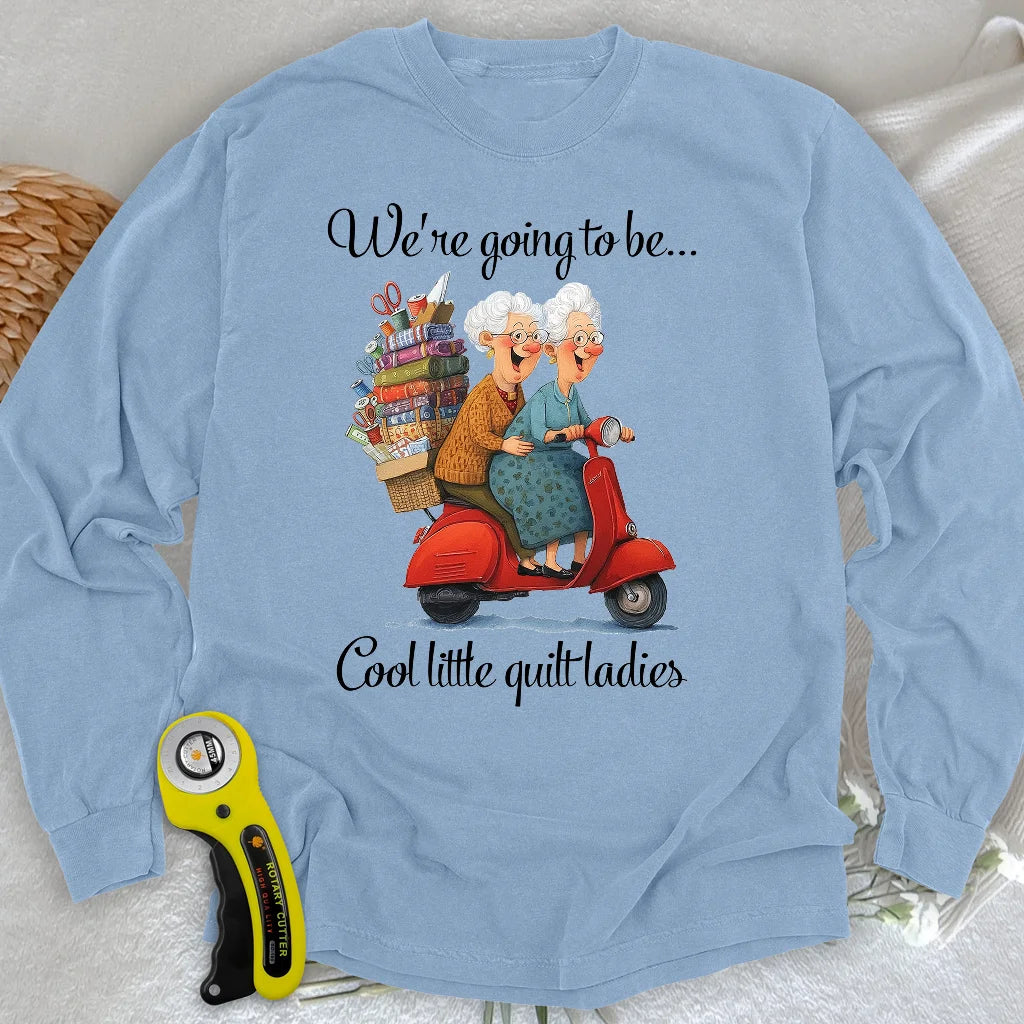 T-shirt manches longues Little Quilt Ladies