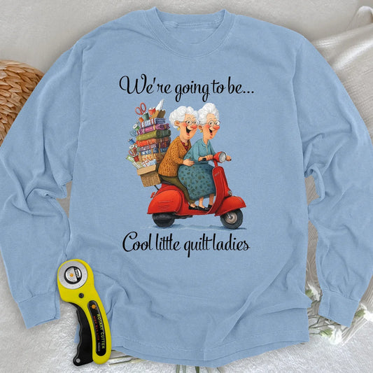 Little Quilt Ladies Langarm-T-Shirt