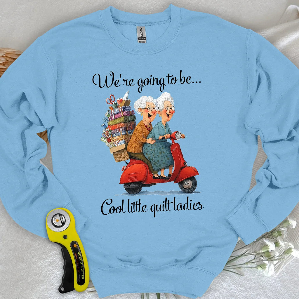 Little Quilt Ladies Sweatshirt