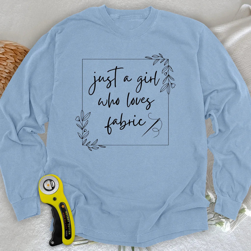Love Fabric Langarm-T-Shirt