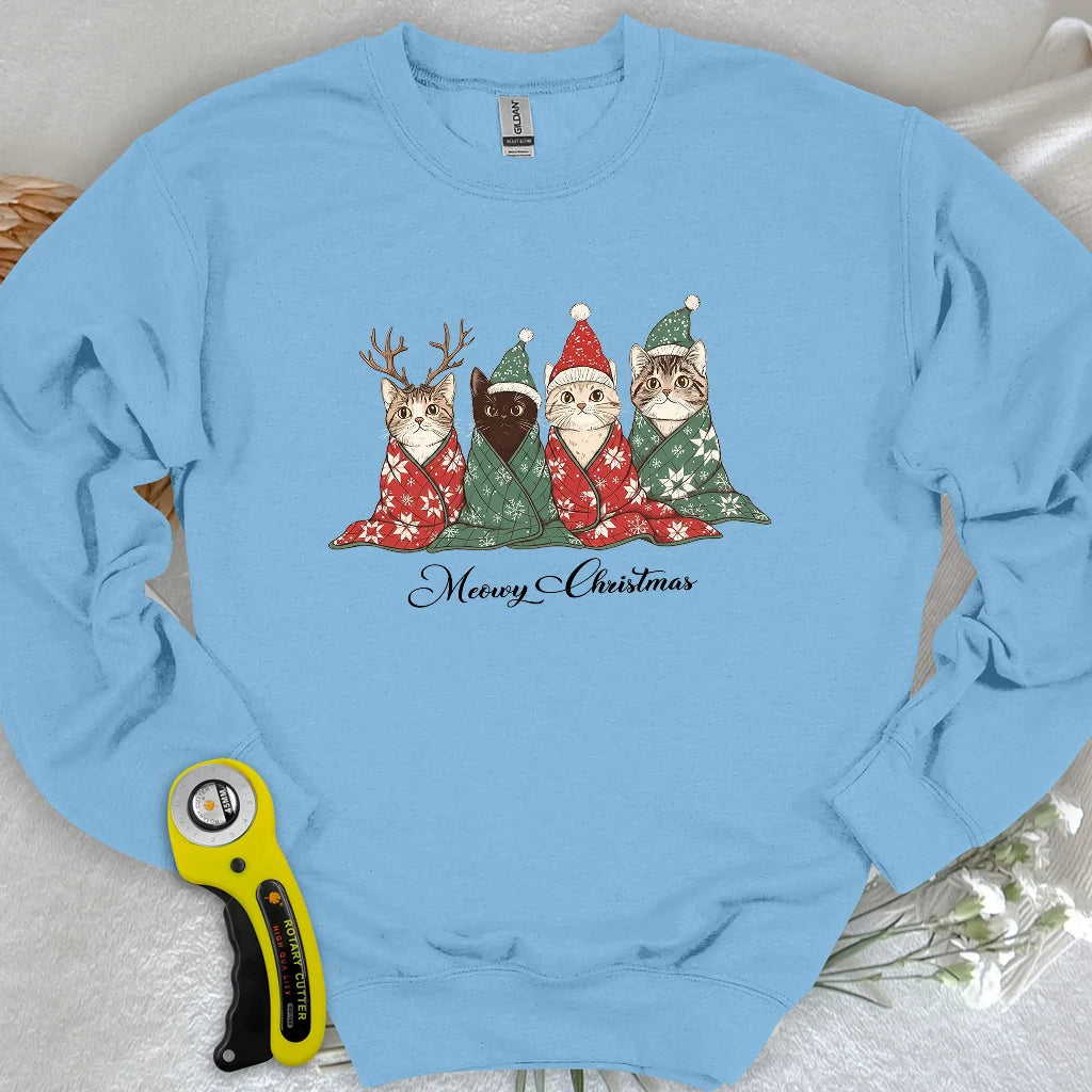 Sweat-shirt "Joyeux Noël Félint"