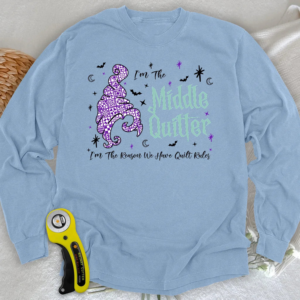 Middle Quilter Long Sleeve T-shirt