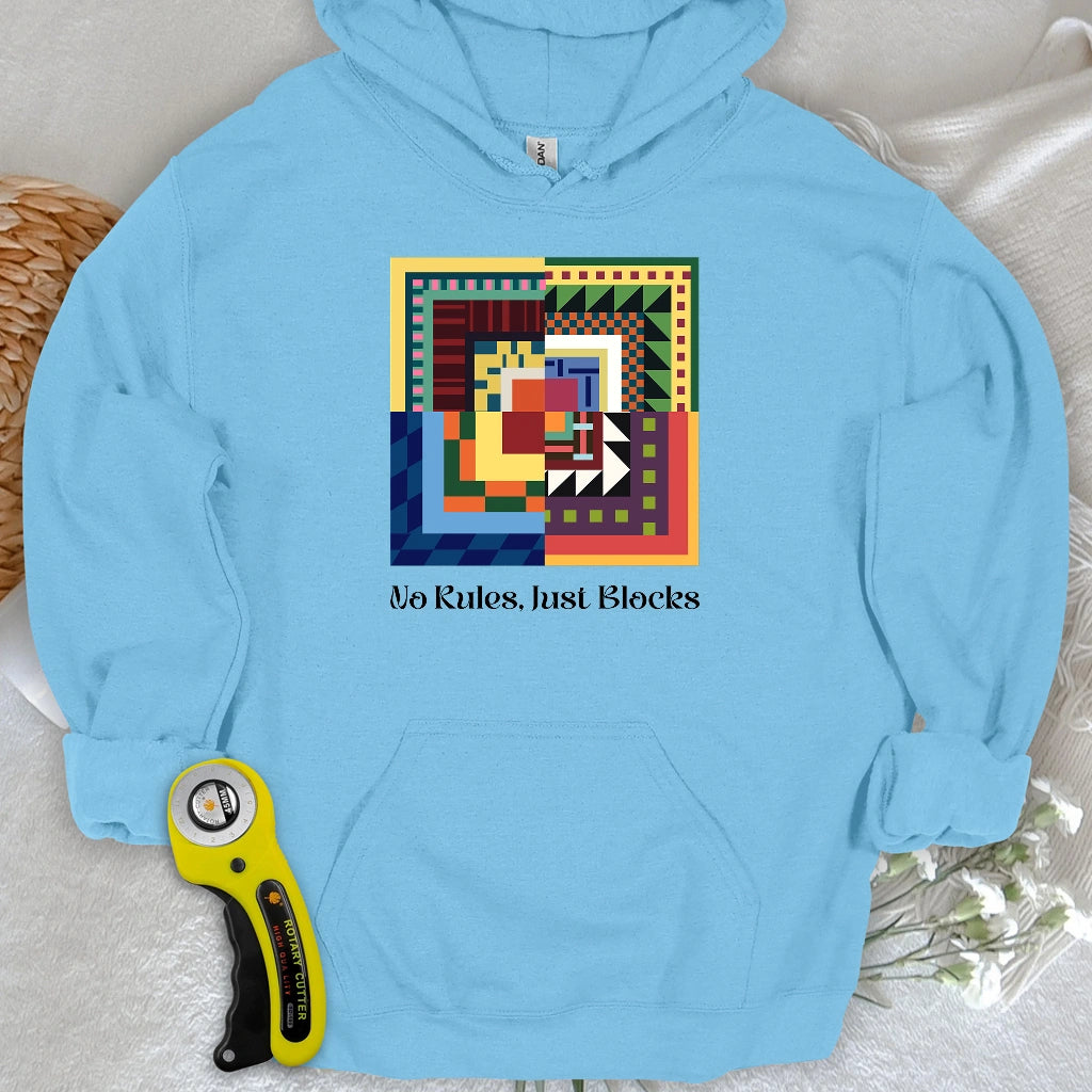 Sweat à capuche esprit quilteur moderne