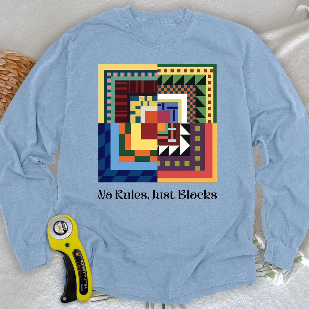 Modern Quilter Geist Langarm-T-Shirt