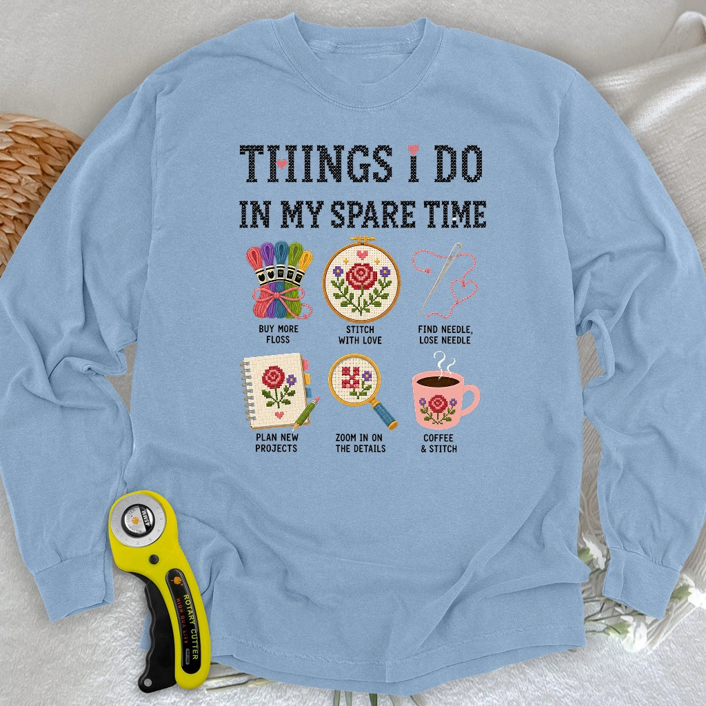 Needlework Hobbyist Long Sleeve T-shirt