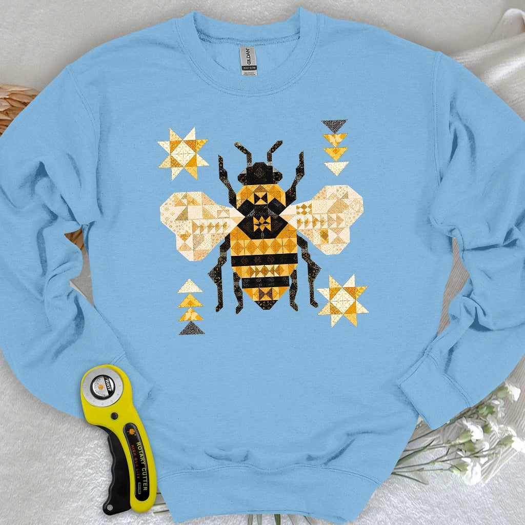 Patchwork Bee Sweatshirt