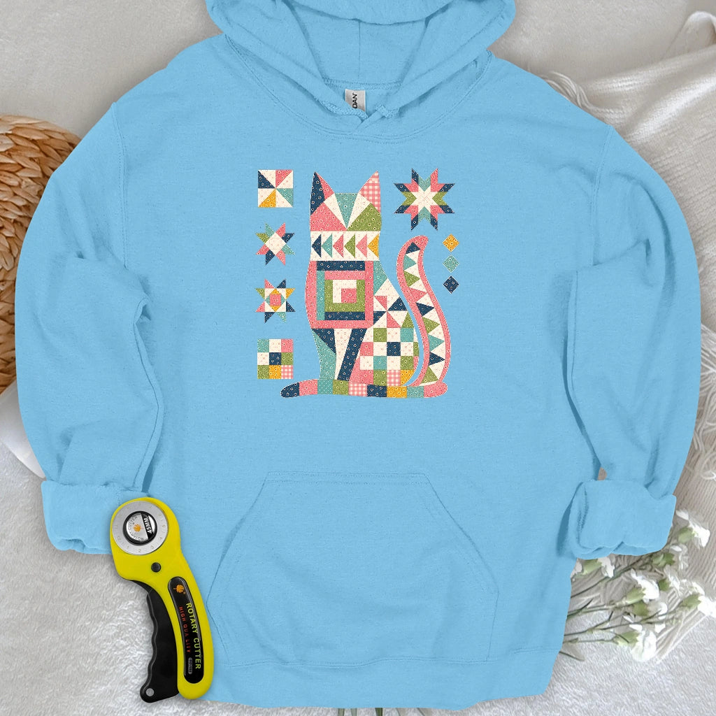 Patchwork Cat Hoodie