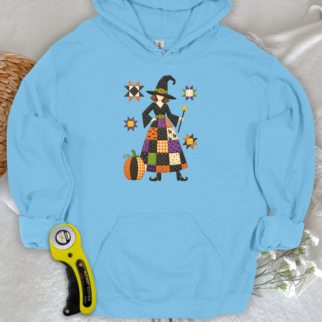 Patchwork Quilt Witch Hoodie