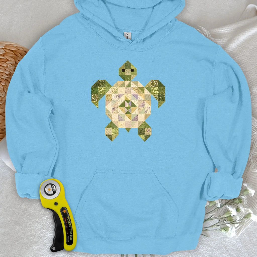 Patchwork Turtle Hoodie