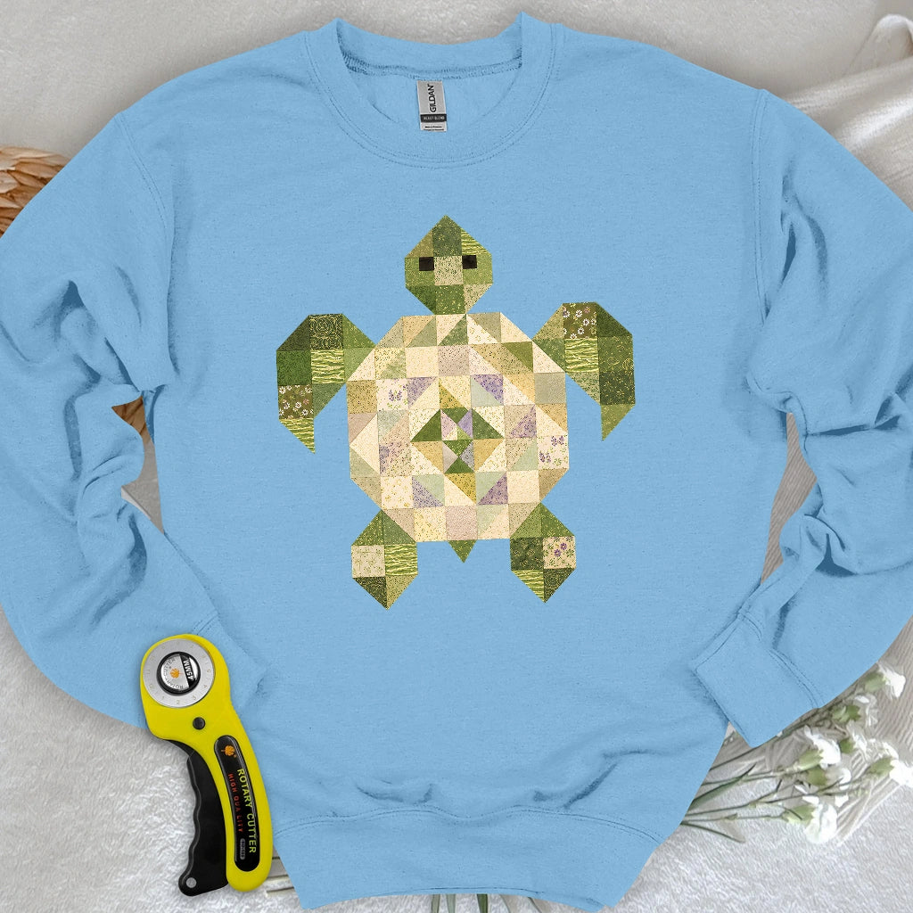 Patchwork Turtle Sweatshirt