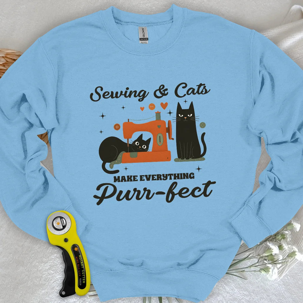 Purr-fect Sewing Sweatshirt