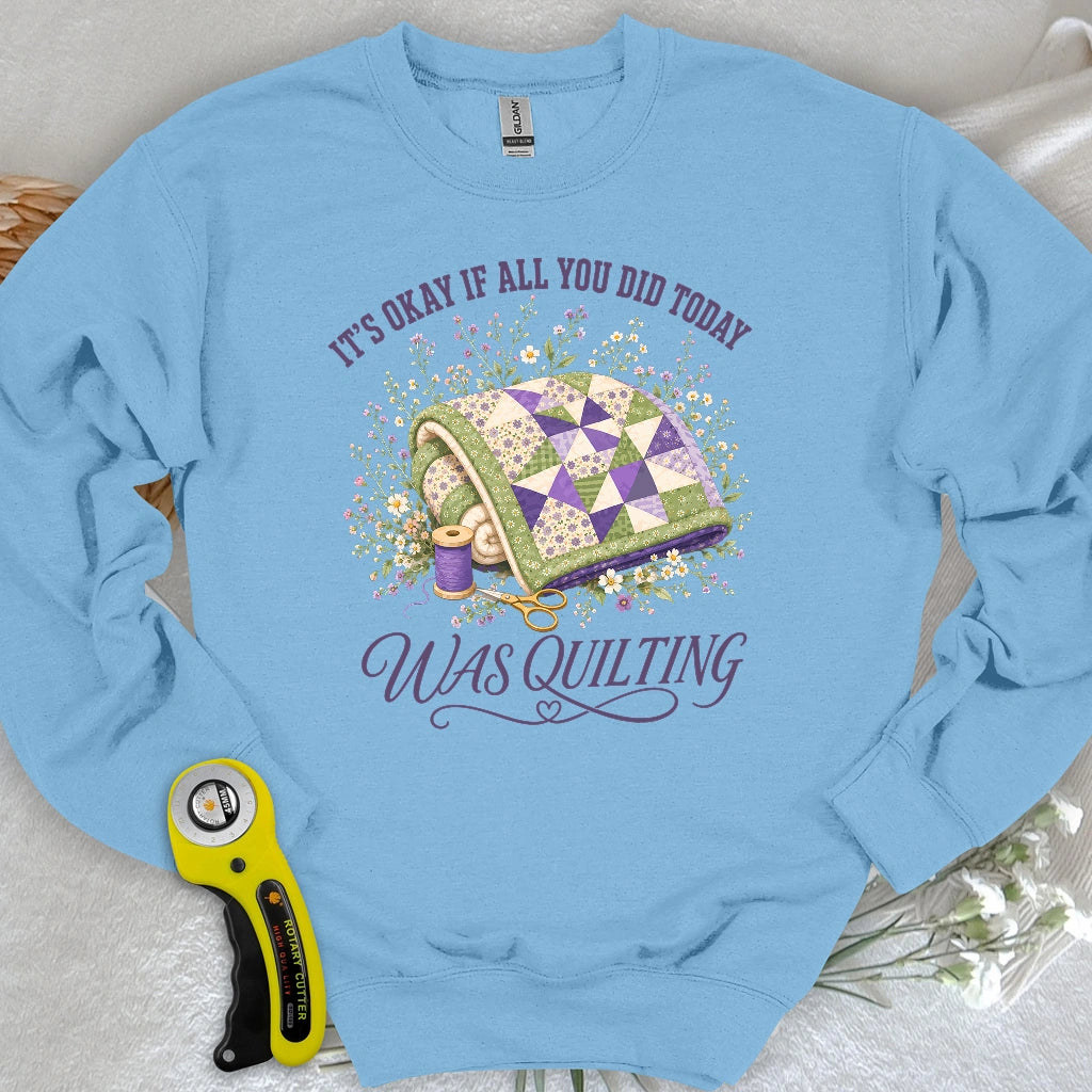Quilt All Day Sweatshirt