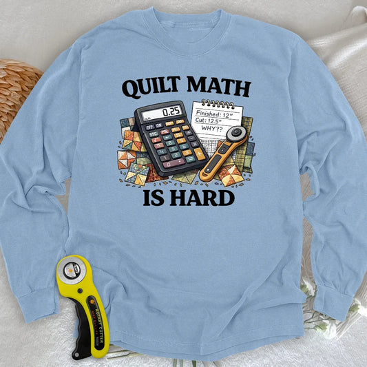 Quilt Math Survivor Long Sleeve T-shirt