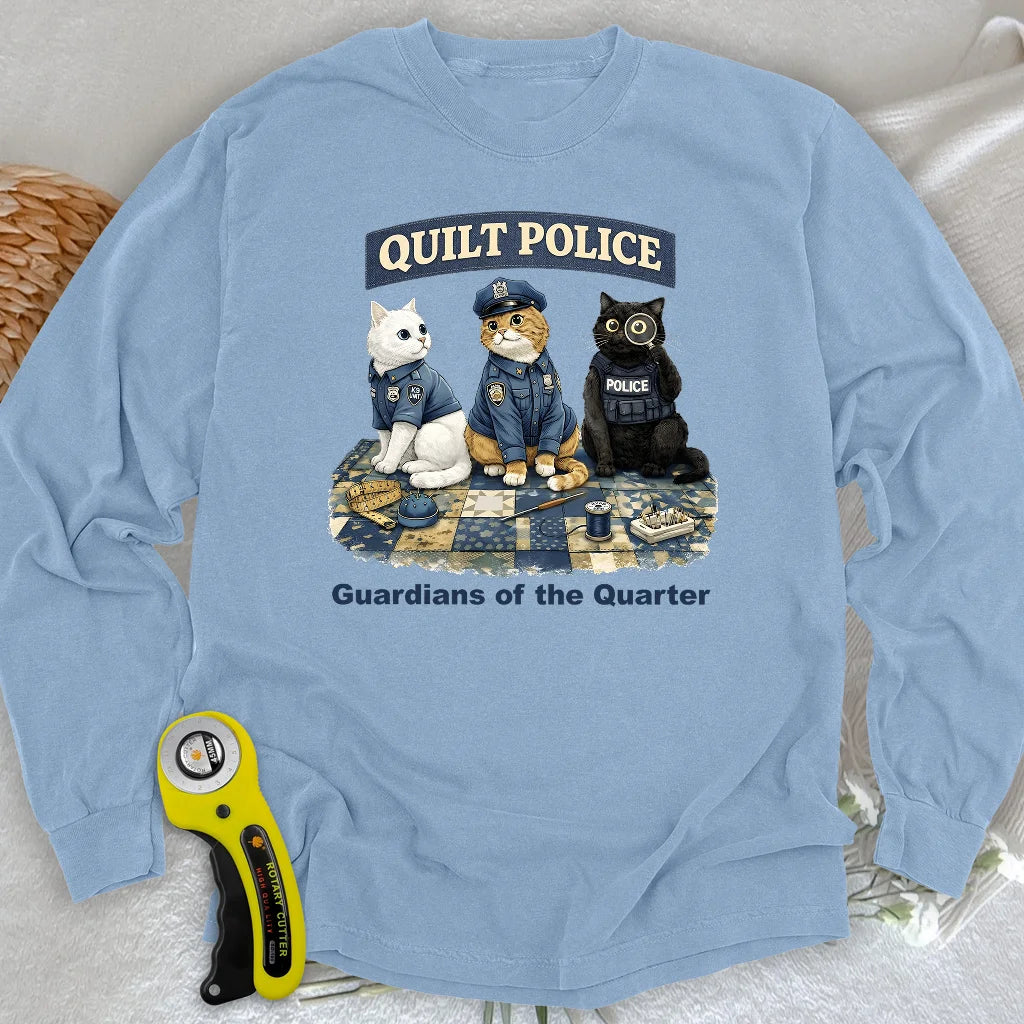 Quilt Police Long Sleeve T-shirt