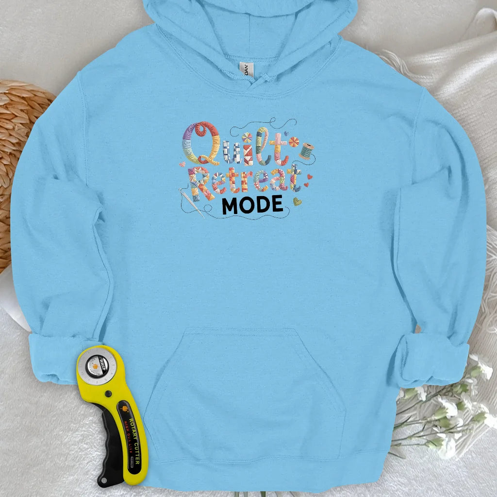 Quilt Retreat Mode Hoodie