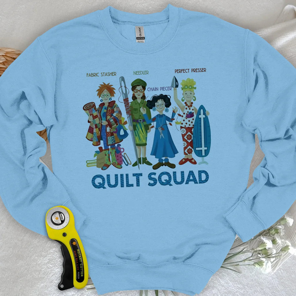 Steppdecken-Squad-Sweatshirt
