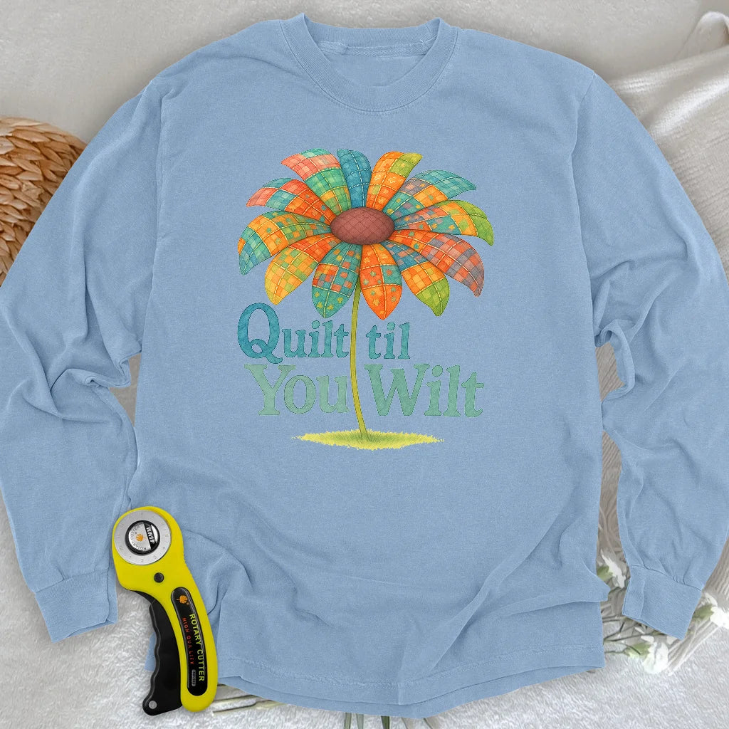 T-shirt à manches longues Quilt Wilt