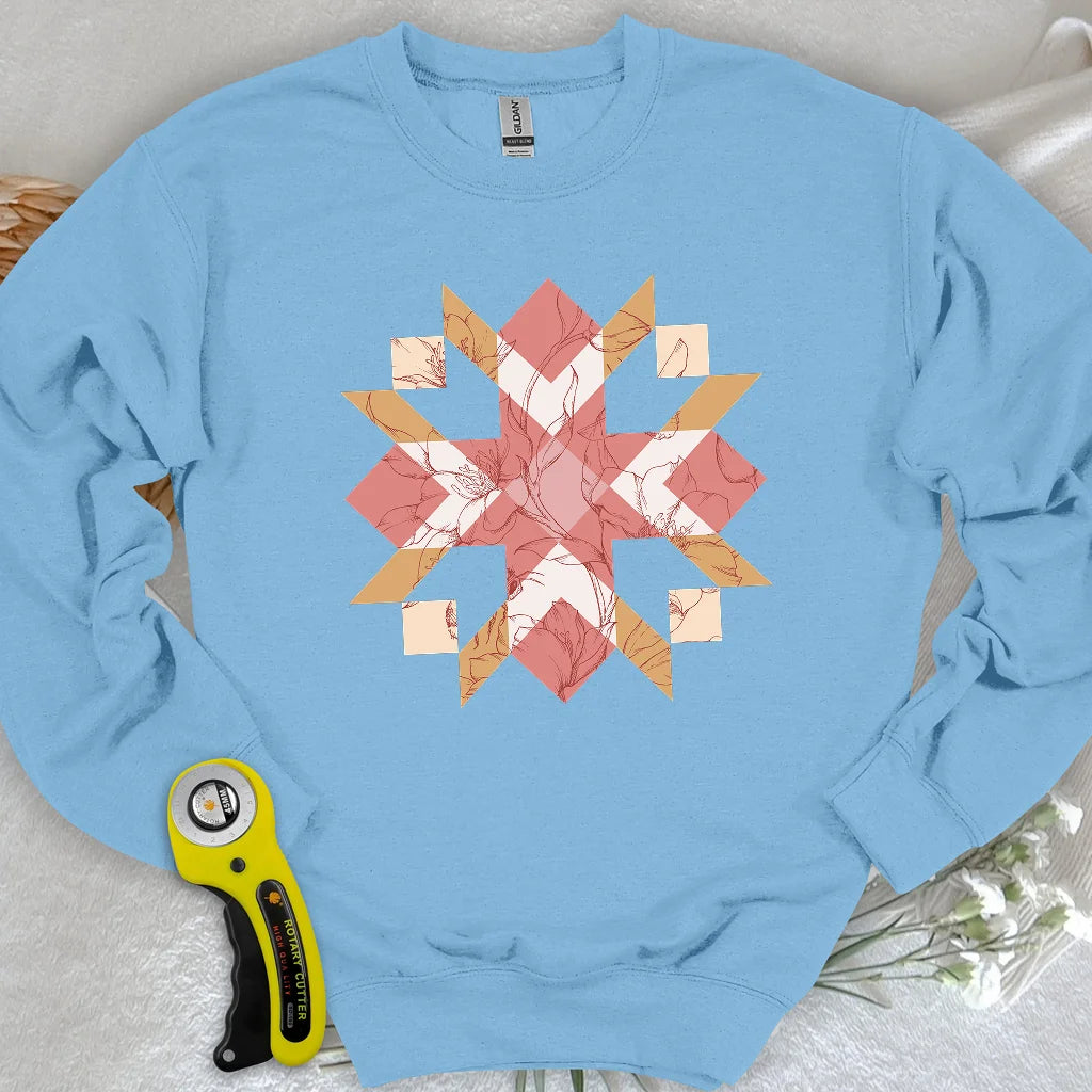 Quilted Botanica Sweatshirt