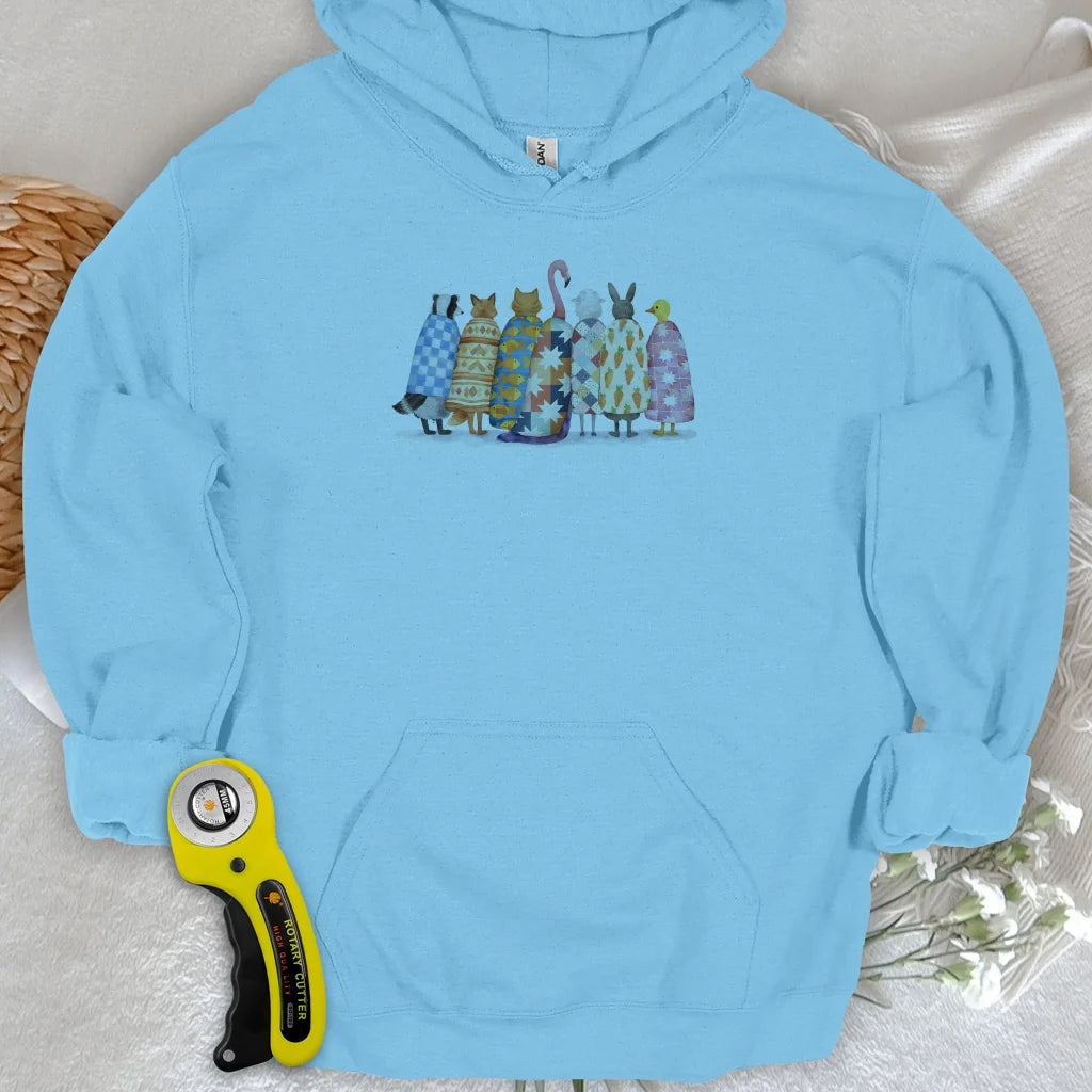 Sweat à capuche matelassé Quilted Souls