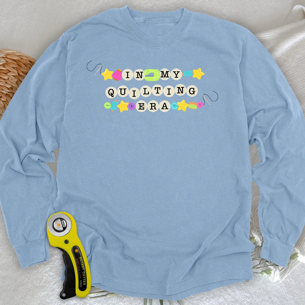 T-shirt matelassé à manches longues avec bracelet