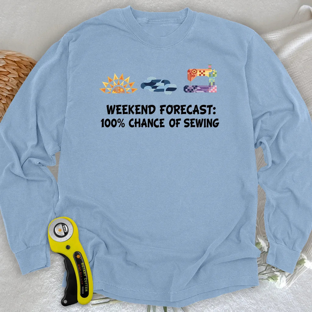 T-shirt à manches longues Quilter Weekend Forecast