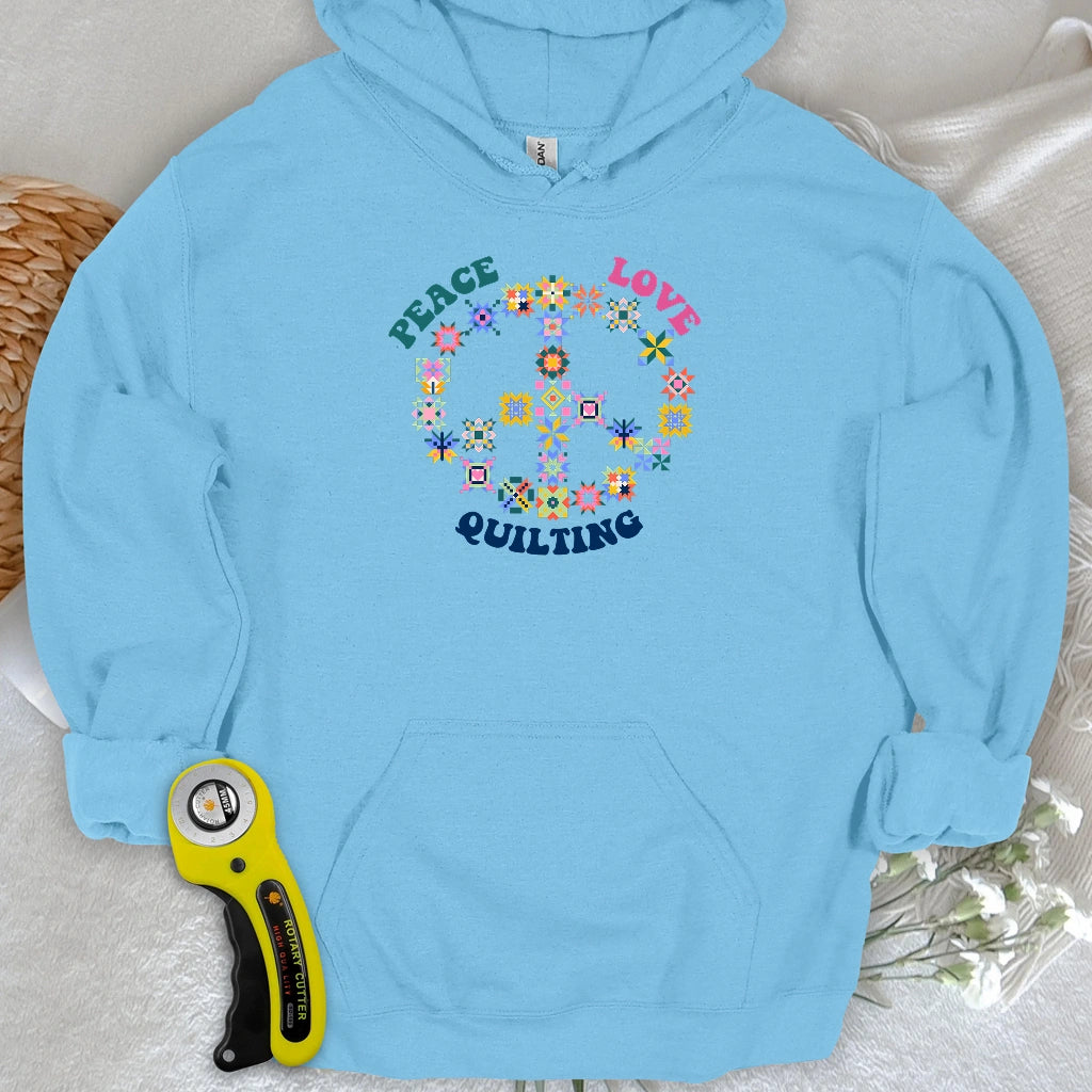 Quilting Brings Peace Hoodie