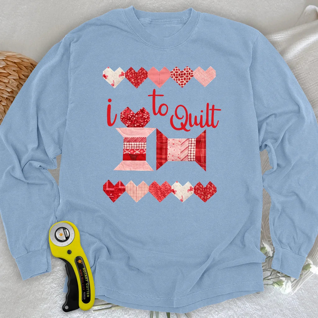 Quilting Love Long Sleeve T-shirt